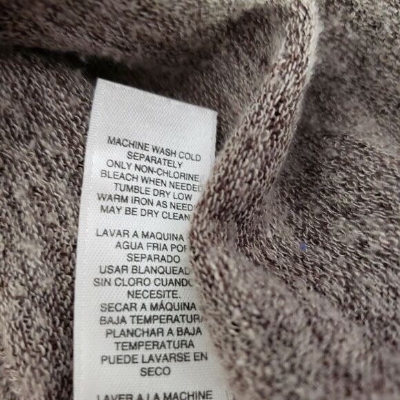 Chicos Womens Sweater Size 0 Small Cowl Neck Pullover Lightweight Marled Green - Picture 9 of 10